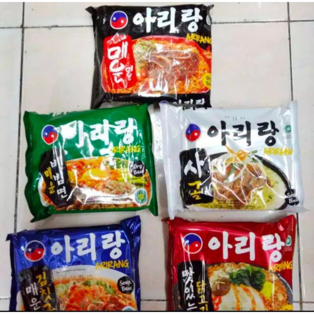 

Mie Instant Korea Arirang 130gr