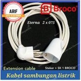 Extension kabel listrik/kabel sambungan listrik SNI ETERNA + BROCO -