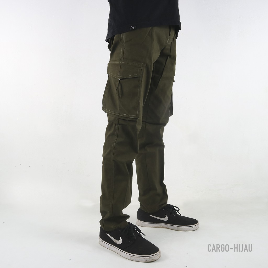  Celana  Panjang  Cargo  Celana  panjang  Pria  Long Pant 