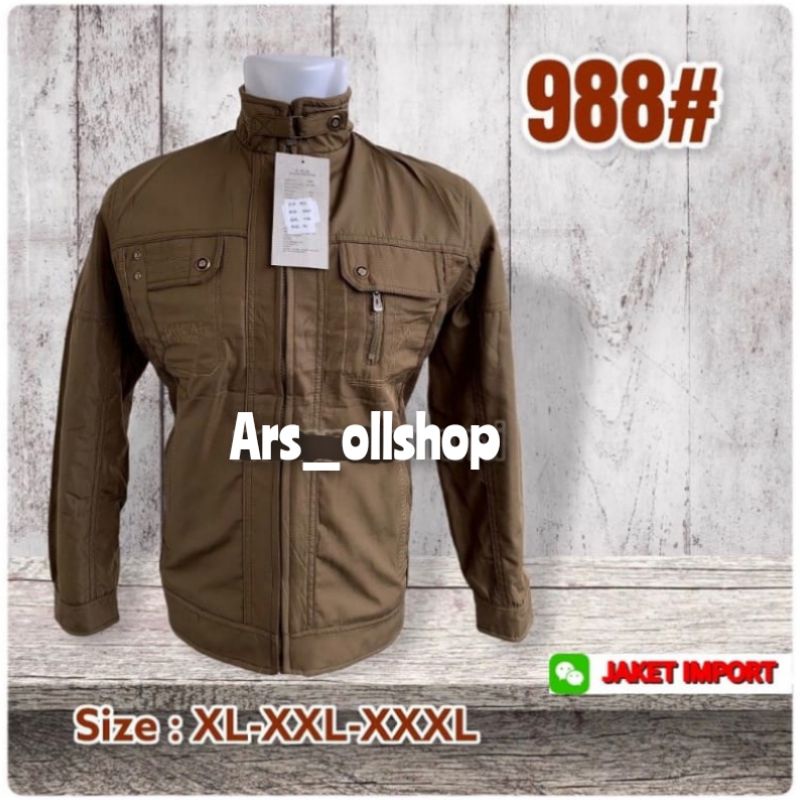 JAKET IMPORT PRIA ORIGINAL PREMIUM//JAKET BOMBERT DALAM BULU IMPORT