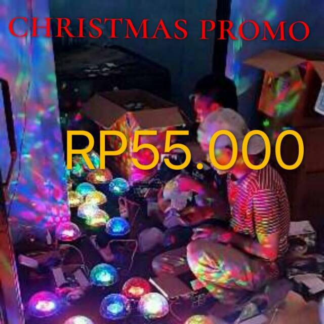 SPEAKER LAMPU DISKO REMOTE