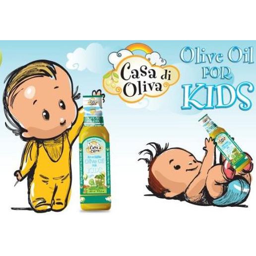 

PROMO ENAK Casa di Oliva - Extra Virgin Olive Oil for Kids (EVOO) 250ml Terlaris