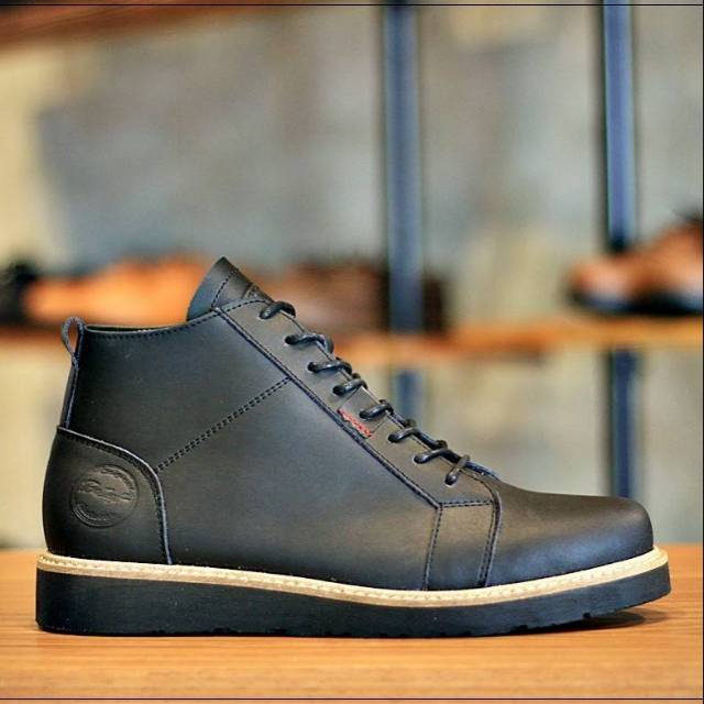 BALDEV BLACK SERIES - BRADLEY'SFOOTWEARORIGINAL - Sepatu Boots Klasik Zipper Vintage Chuka Biker