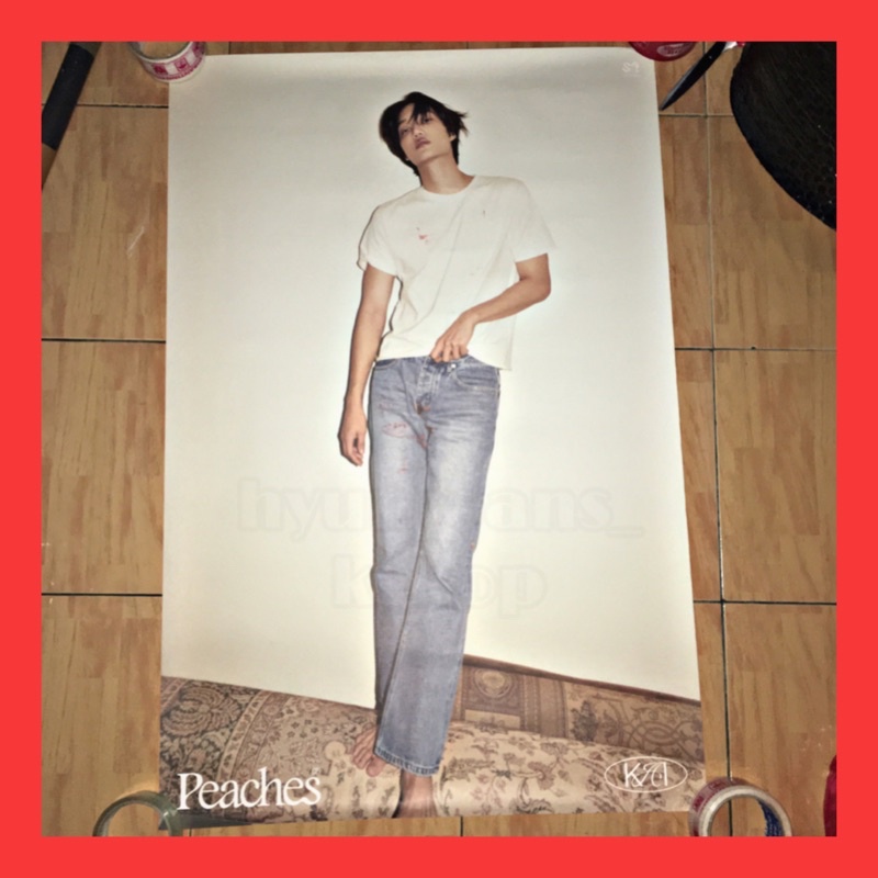 [READY] Kai EXO - Official Poster dari album PEACHES (KISSES VER.) Original Kim Jongin exol