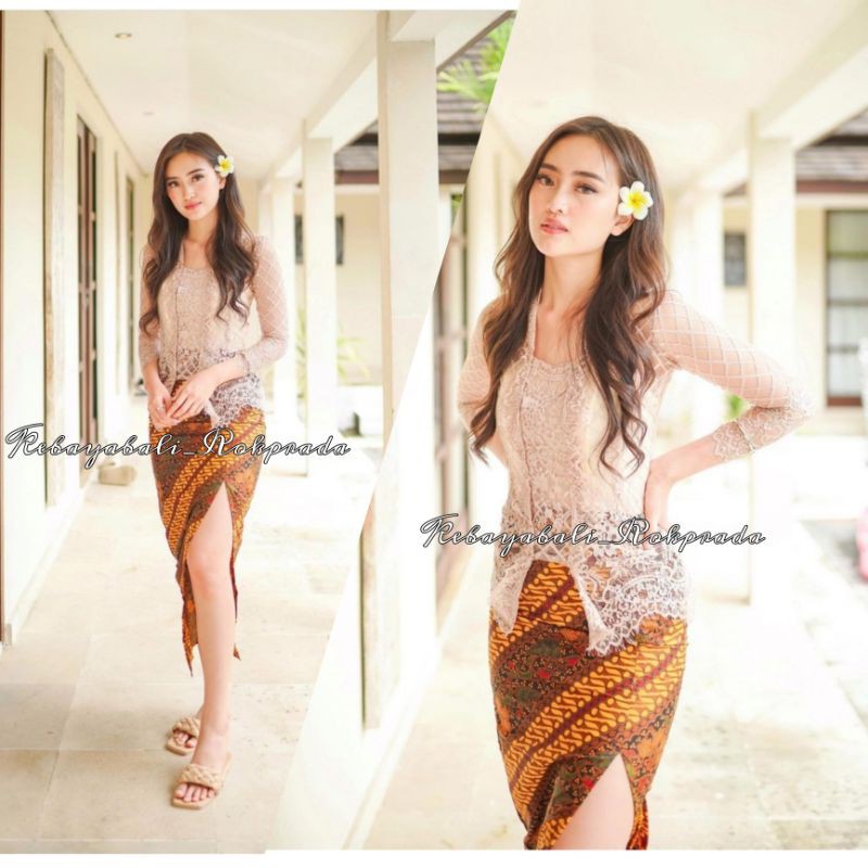 KEBAYA BALI KEBAYA KUTUBARU MODERN KEBAYA WARNA MILO BY KEBAYABALI_ROKPRADA