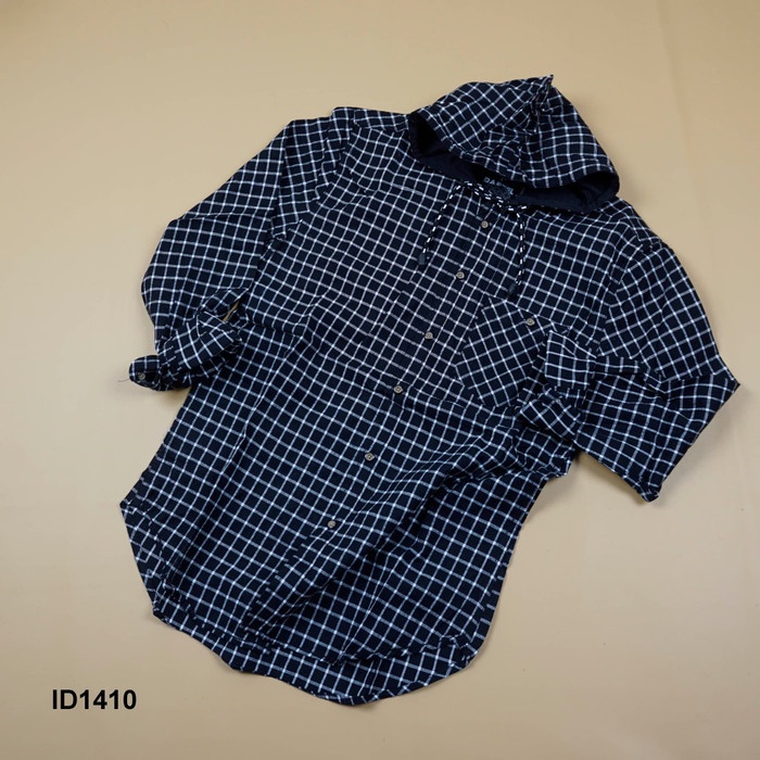 Kemeja Flanel Pria Lengan Panjang Flannel Hoodie Kupluk Cowok Distro Hoodie Casual Distro Flanel Hem