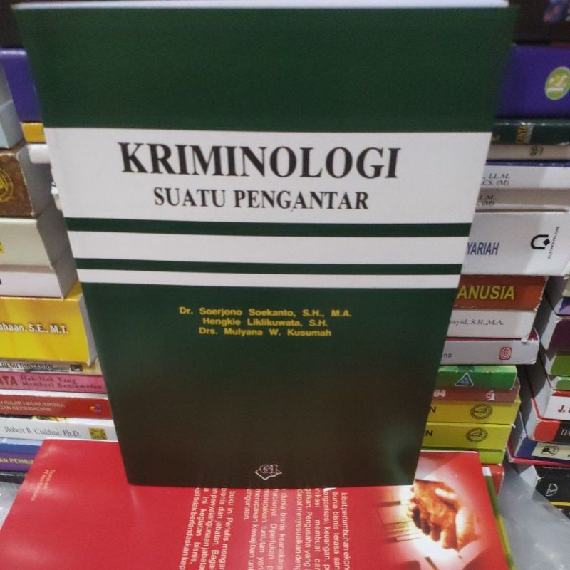 

kriminologi suatu pengantar by soerjono soekanto