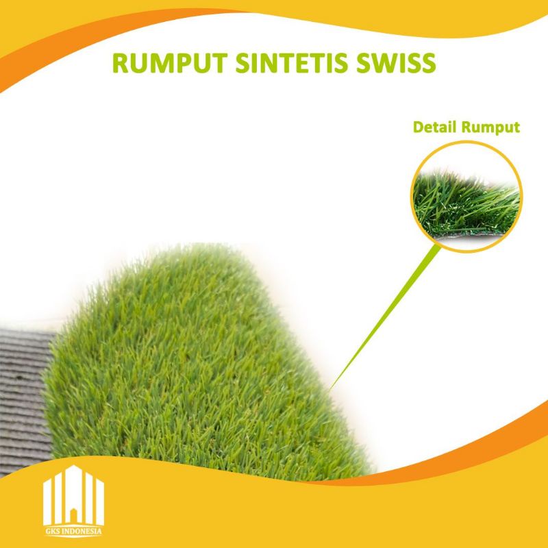 Rumput sintetis swiss uk. 100 x 100 cm Best Quality