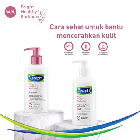 Cetaphil Bright Healthy Radiance | Gentle Cleanser Night Day Cream Body Lotion