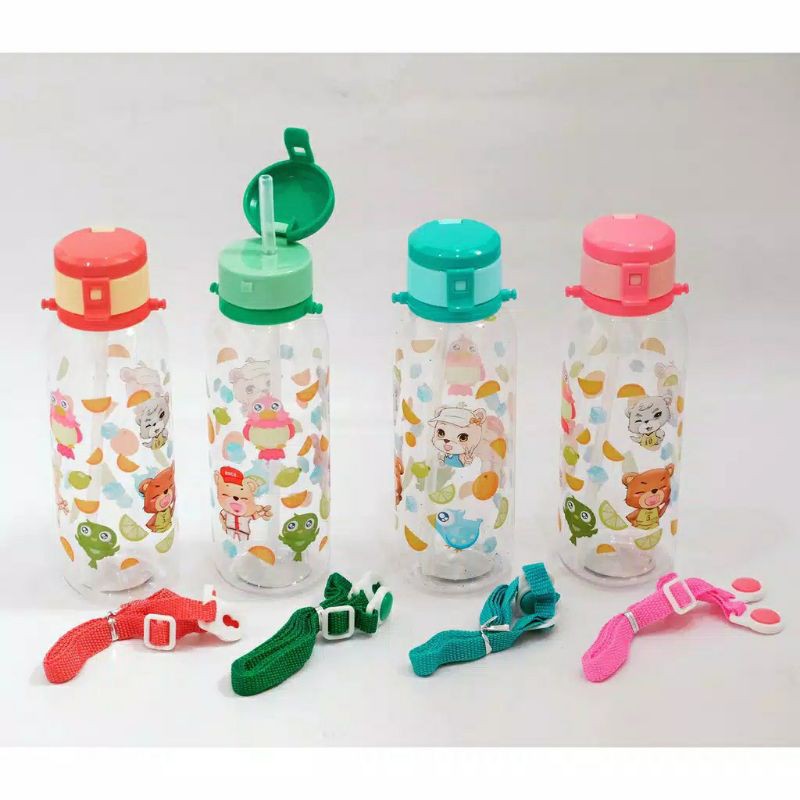 Botol Minum Anak Lucu Water Bottle 480 ml - Botol Minum Anak 2175-1