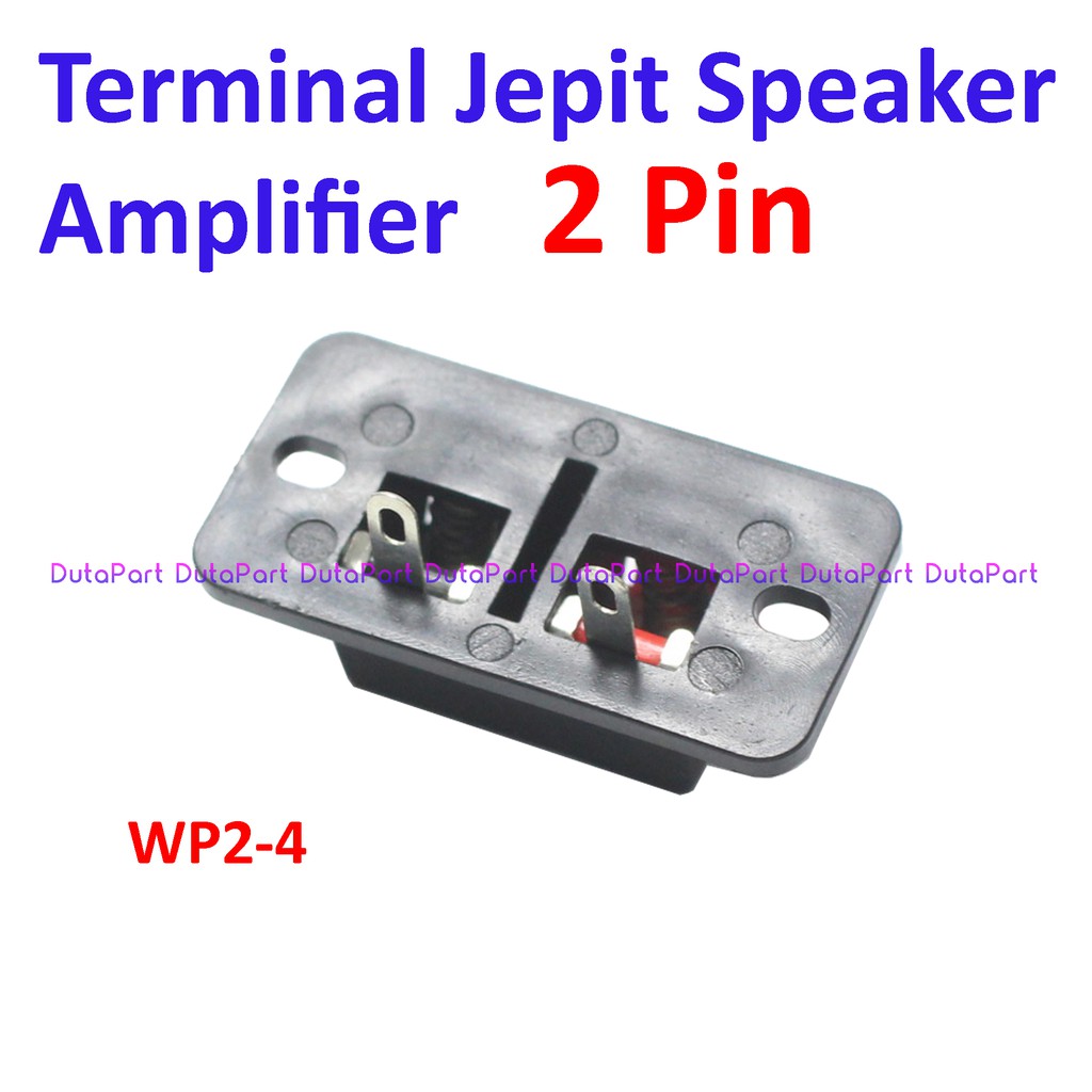 Terminal Jepit 2 Pin Speaker Amplifier Kabel Power Box 2P 2Pin WP2-4