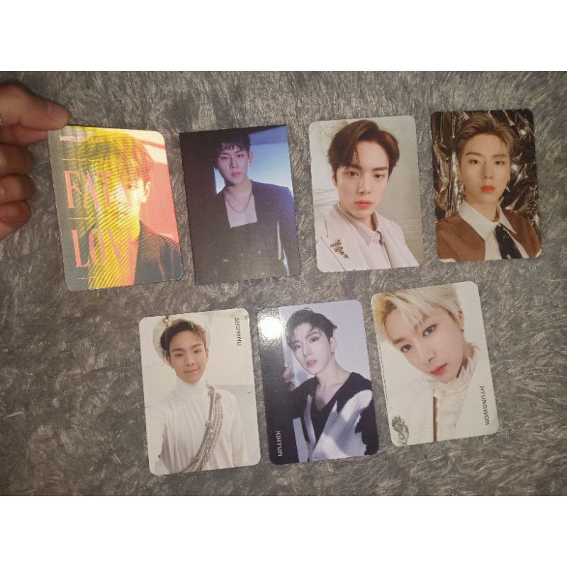 MONSTA X Official Photocard Individu dan Unit Shownu Wonho Minhyuk Kihyun Hyungwon Jooheon Changkyun