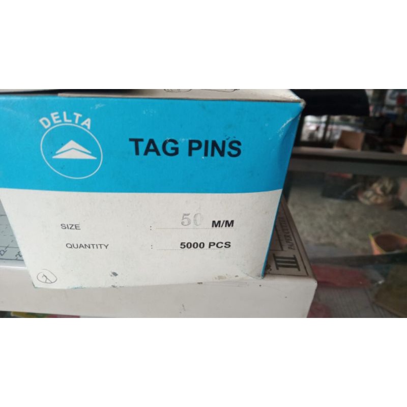 

TAG PIN TAG PINS CLEAR BLACK