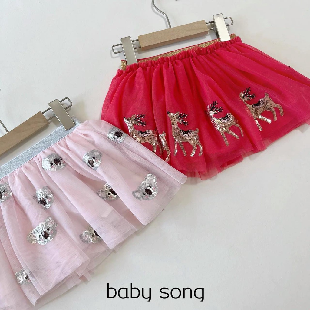 ROK TUTU anak rok 3 layar rok tile tumpuk rok merak hitam pink lucu