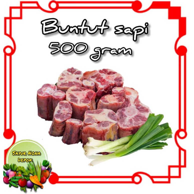 

buntut sapi segar 500 gram