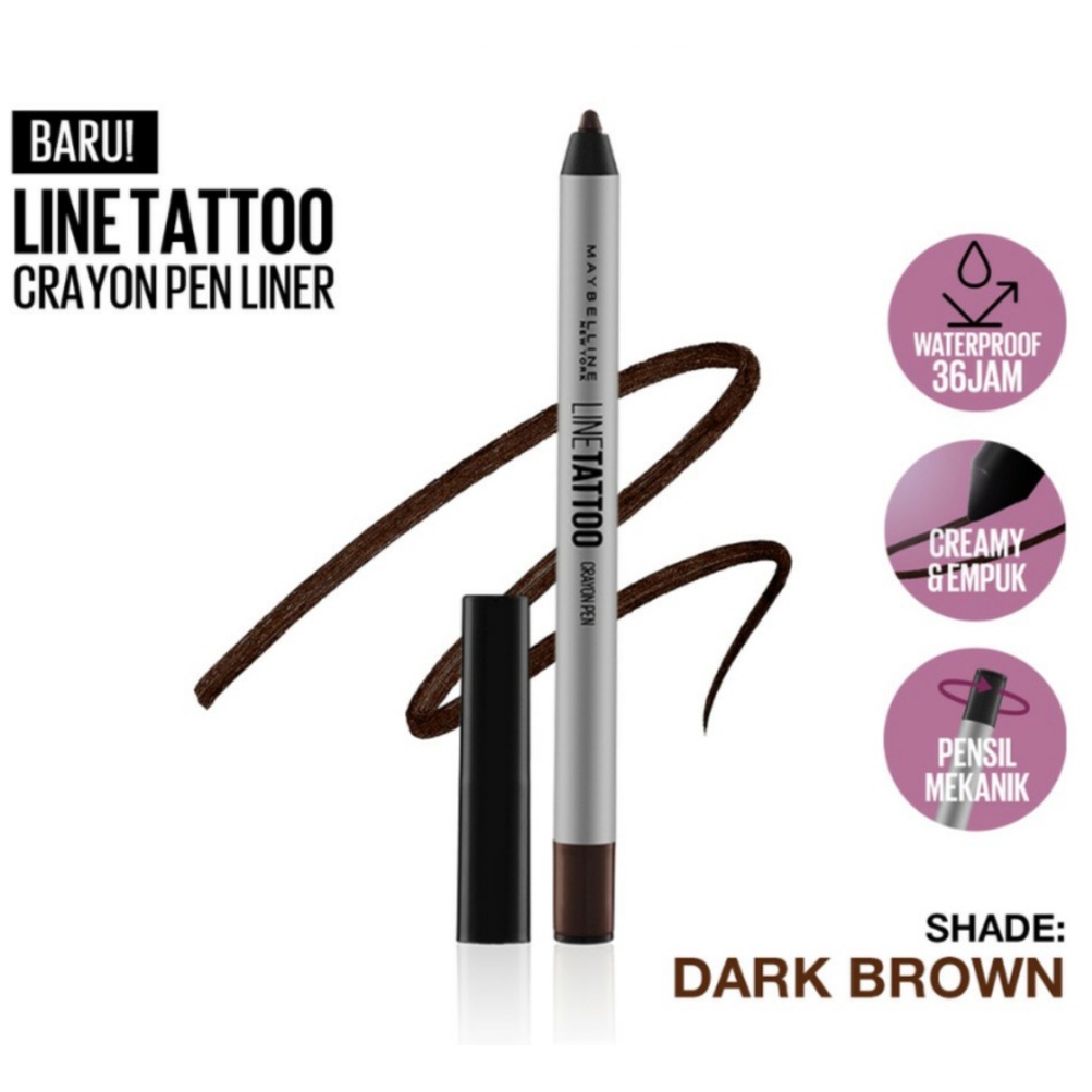 MAYBELLINE LINE TATOO CRAYON ( EYE LINER/PEN LINER)