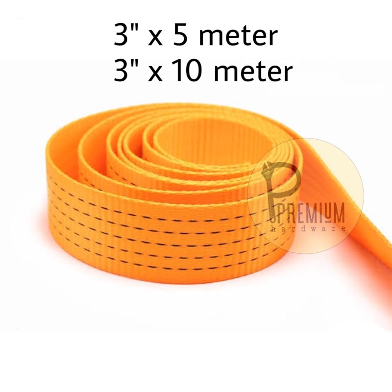 

TALI TIE DOWN 3” WEBBING SLING 75MM TALI KREK TALI CARGO - 5 meter