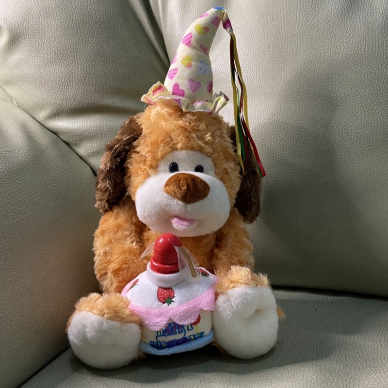 boneka anjing happy birthday