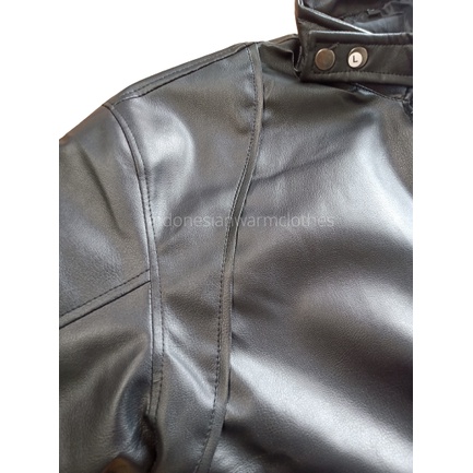 Jaket Kulit Pria / Jaket Semi Kulit Ariel Full Black / Jaket Ariel 2SK / Jaket Peterpan / Jaket Ariel Noah