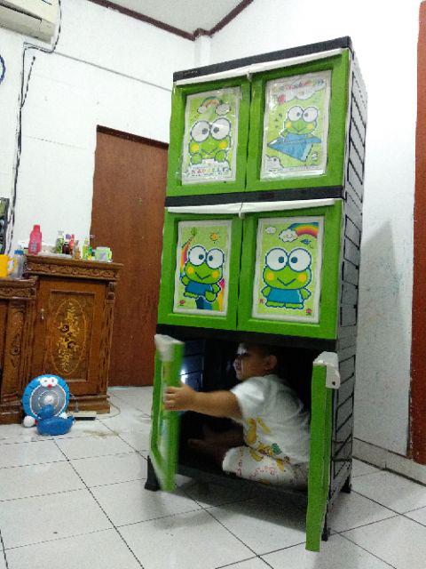 Lemari Karakter Anak Bcbc163 Lemari Plastik S3 Kontener Pakaian Anak