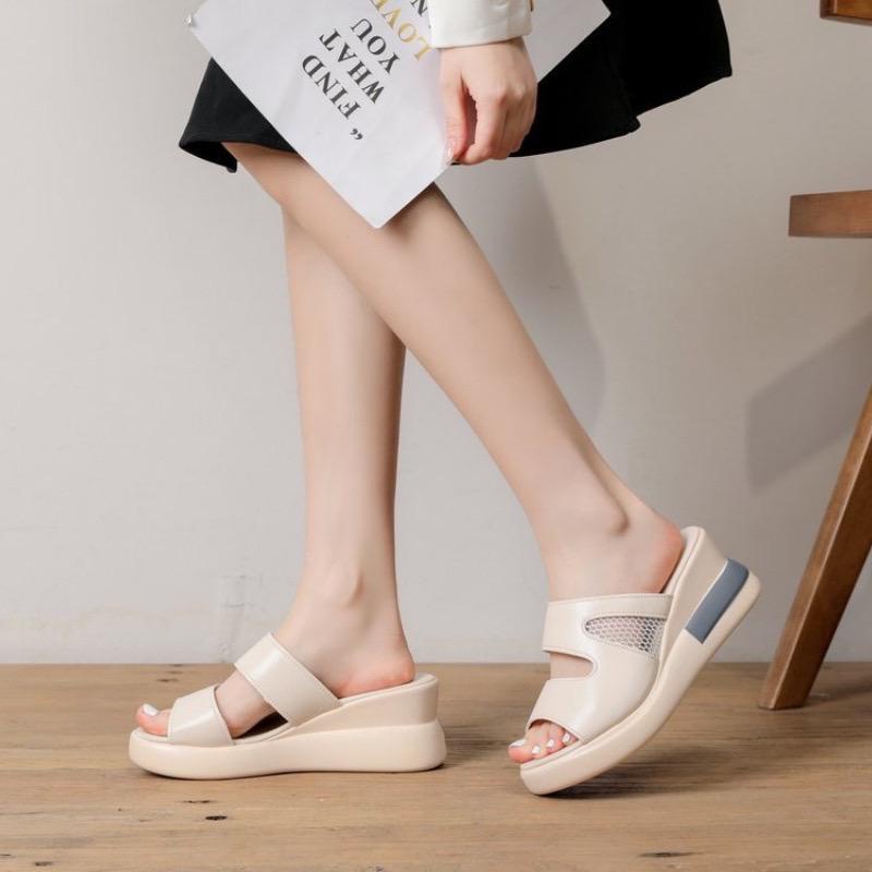 MB63-SW07 Sandal Wedges Wanita Sandal Import COD Termurah