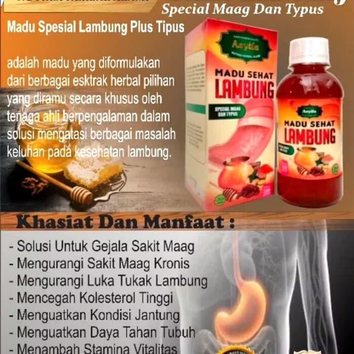 

nh201dd Madu Sehat Lambung Asyifa Special Maag Dan Typus Ds201Fs