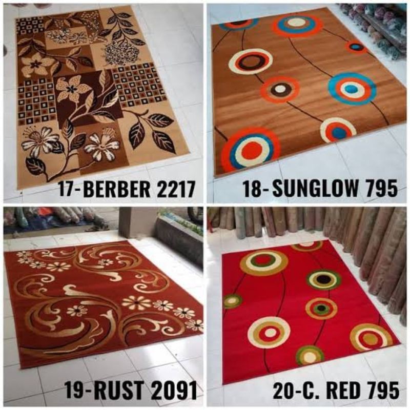 Karpet Permadani Ukuran 230x310 Kualitas Premium -Moderno by Universal Carpets