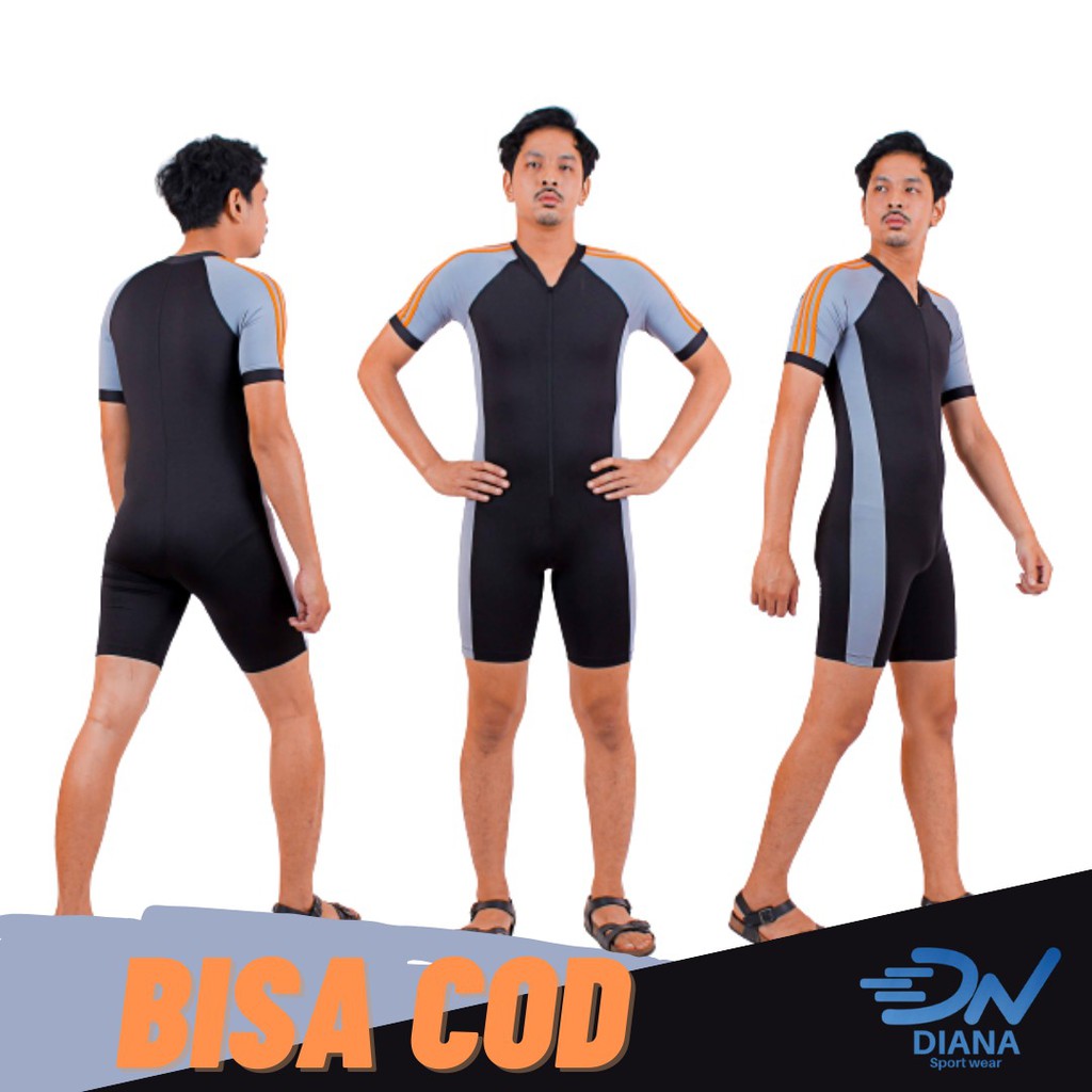 Baju Renang Diving Pria | Terusan Diving Pria Murah | Baju Diving Jumbo