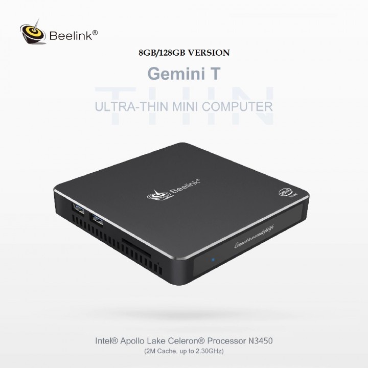TOP5250 BEELINK T34 Mini PC - RAM 8GB ROM 128GB - Intel N3450 Windows 10