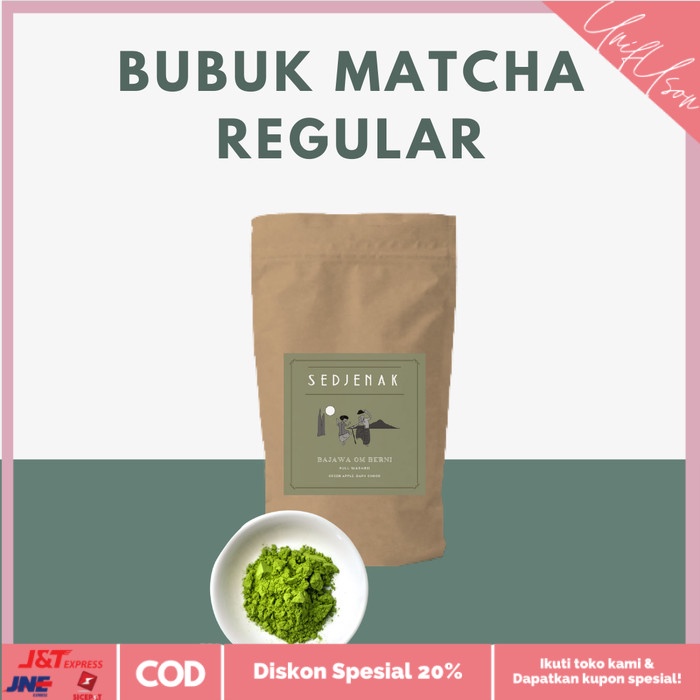

⭐COD⭐ BUBUK MATCHA POWDER utk Matcha Latte 500gr/ 1KG - 500gr, Plastik Tebal