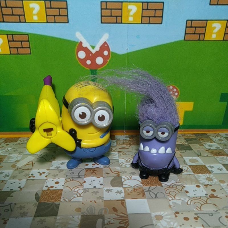 pesanan kak zuxxy evil minion despicable me dan banana minion happy meal