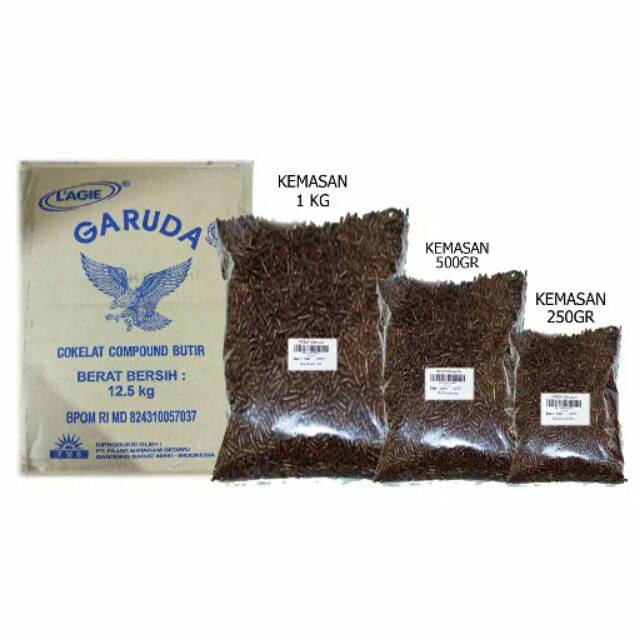 

coklat Meses seres Garuda 250gr- 500gr repack