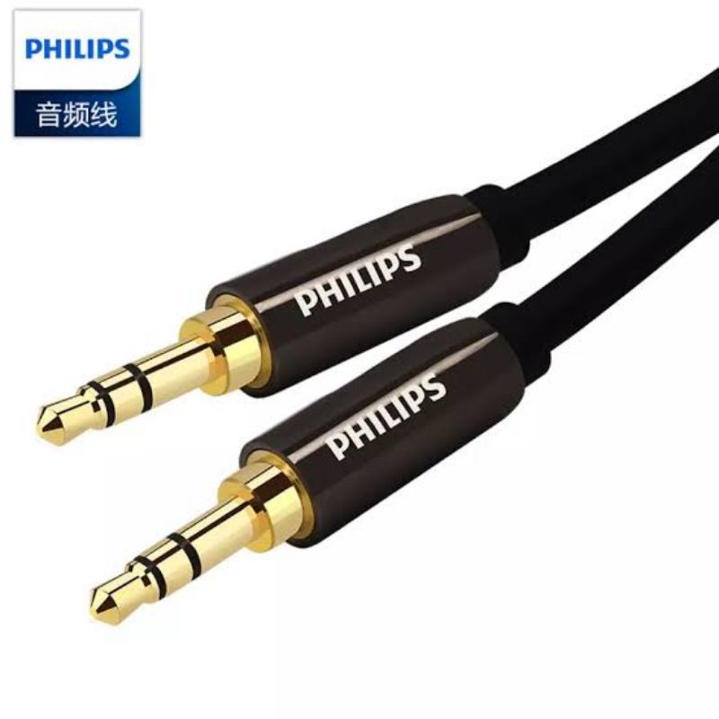 (PHILIPS) CONVERTER JACK AUDIO 3.5mm KABEL AUX PENGHUBUNG AUDIO CABLE AUX SPEAKER