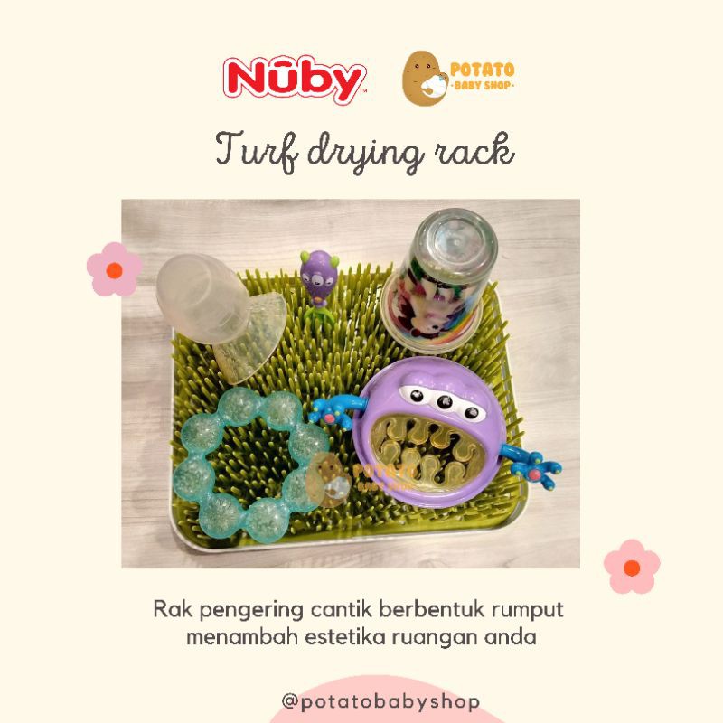 Nuby - Turf Grass Drying Rack / rak pengering botol