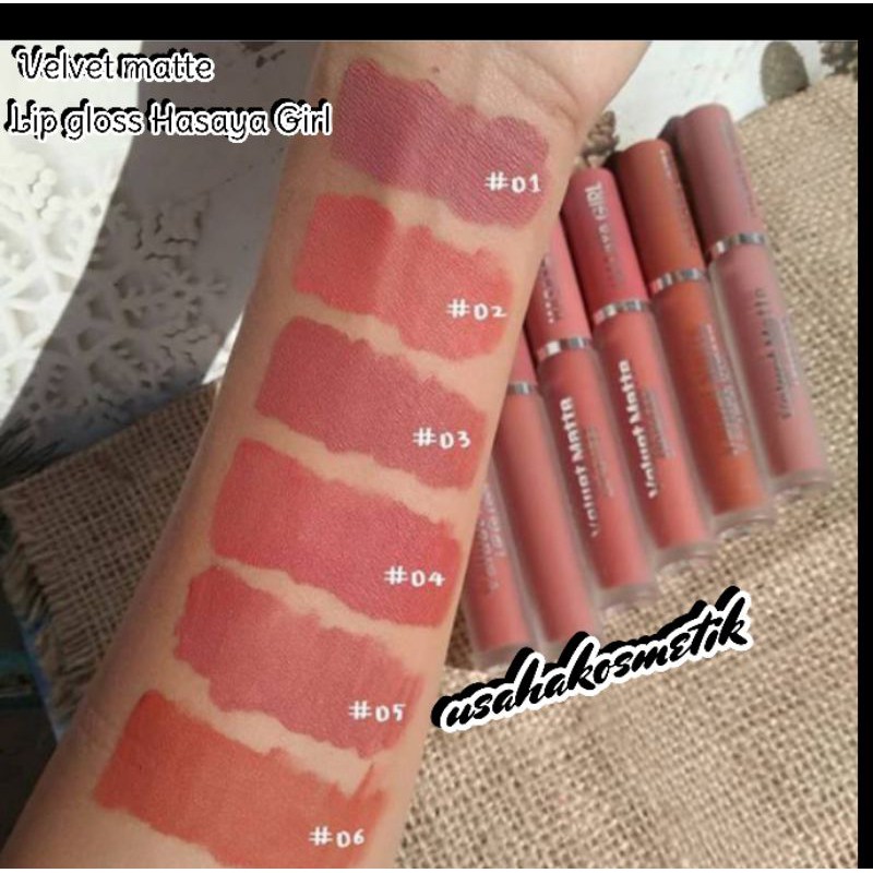 PROMO LIP GLOSS LIP MATTE VELVET | LIP MATTE ALOE VERA H.6066 | ZG -0070