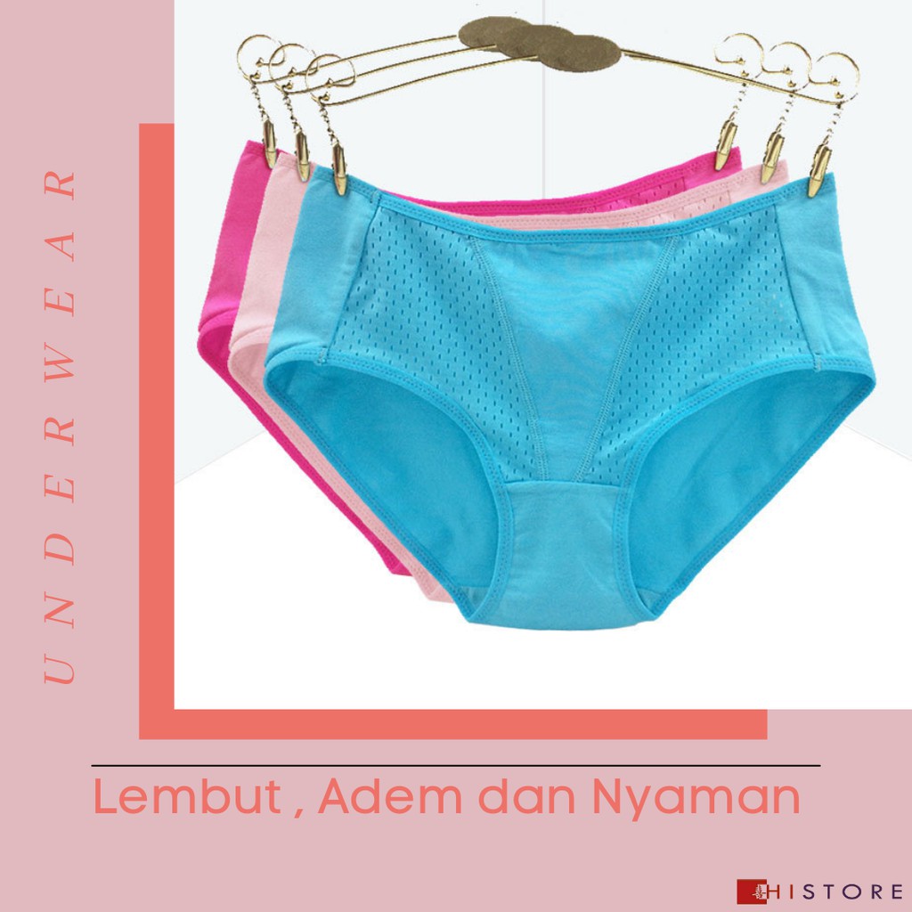 [HI]CELANA DALAM UNDERWEAR UNDIES CD WANITA 27cm x 22cm Art 2077