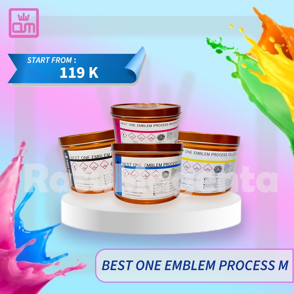 Best One Emblem Process M - Cemani Toka - Tinta Cetak