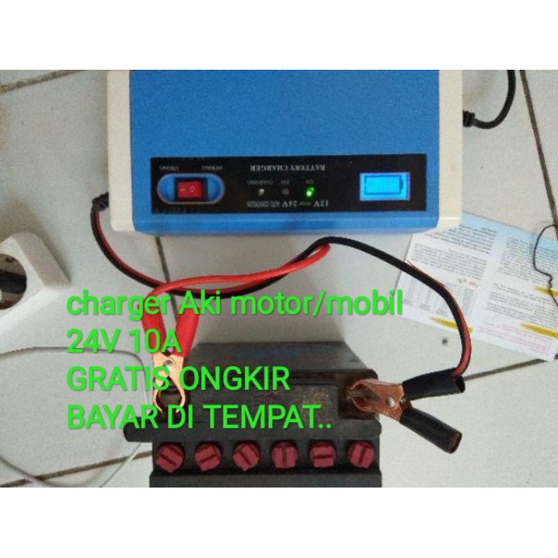 Charger aki mobil dan motor