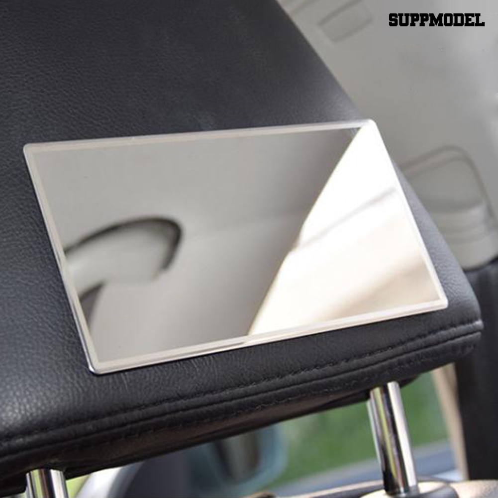 Sfs 1Pc Cermin Makeup Bahan Stainless Steel Untuk Sun Visor Mobil