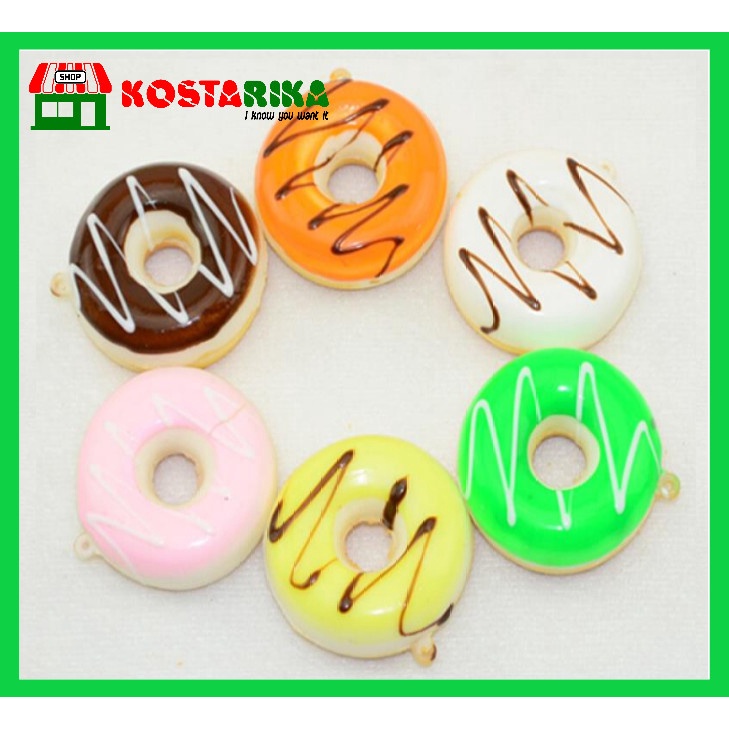 Gantungan Kunci Donut Squishy Souvenir Gantungan Kunci Lucu Squishy