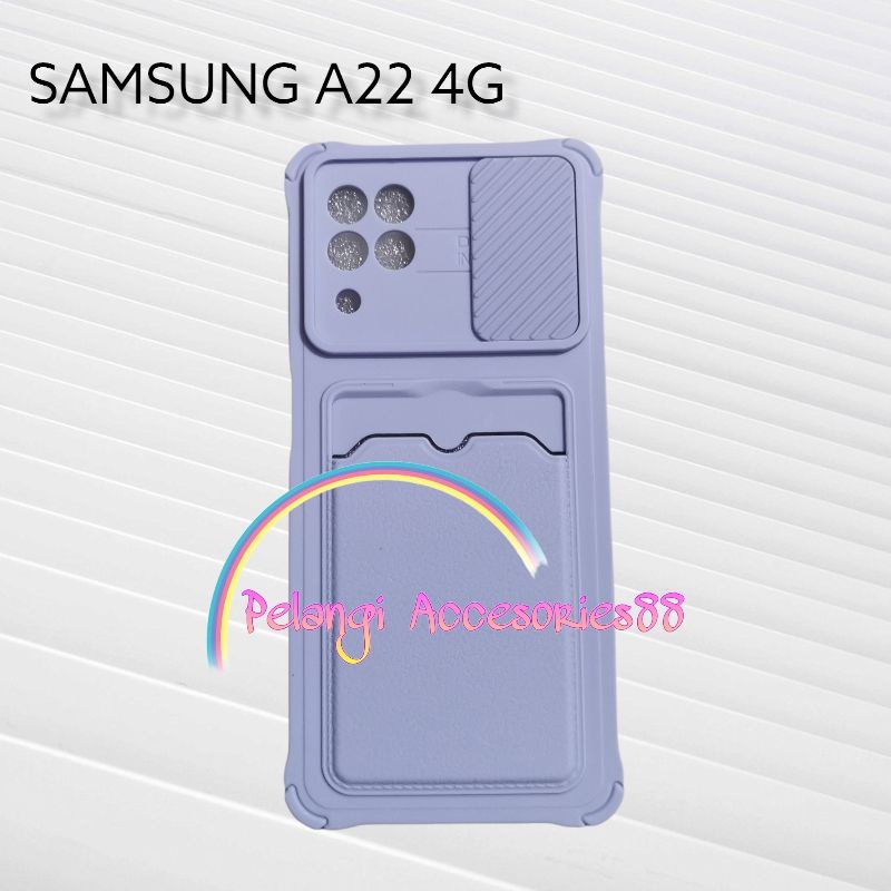 CASE SAMSUNG A22 4G / M32 4G / M22 4G CASE SOFTCASE SLEDING WARNA WARNI