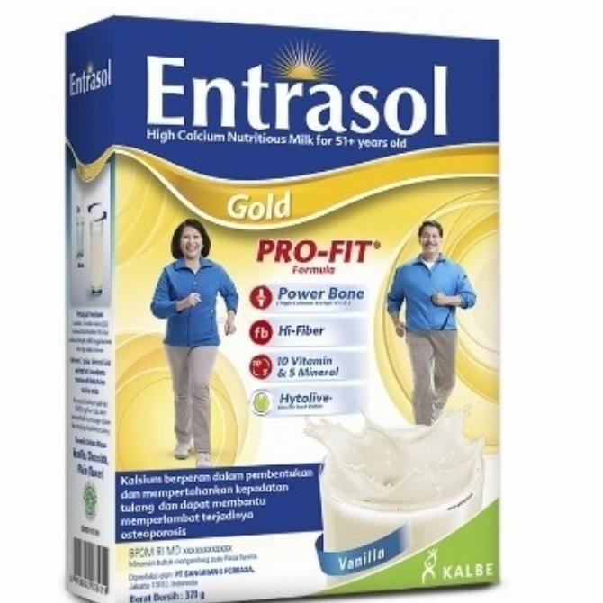 

(BISA COD) entrasol gold vanila 600gr OBRAL Kode 575