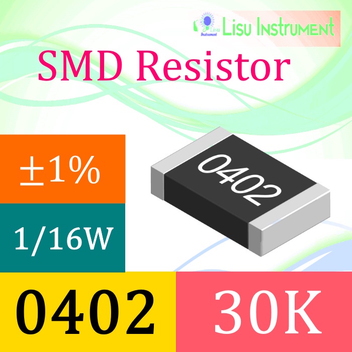 30K 0402 ±1% Thick Film Resistors SMD Chip Resistor