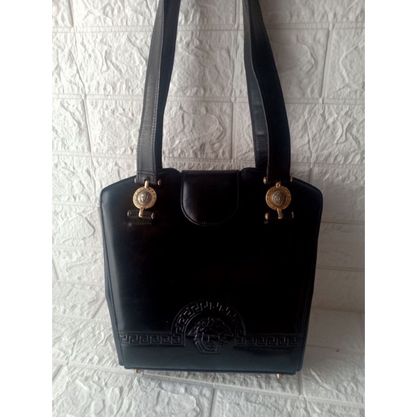 Preloved tas gianni versace vintage shoulderbag authentic
