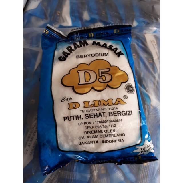 Garam D5 / garam masak D5 / Garam masak D'lima