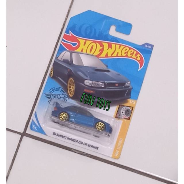 hotwheels 98 Subaru Impreza 22B STi version