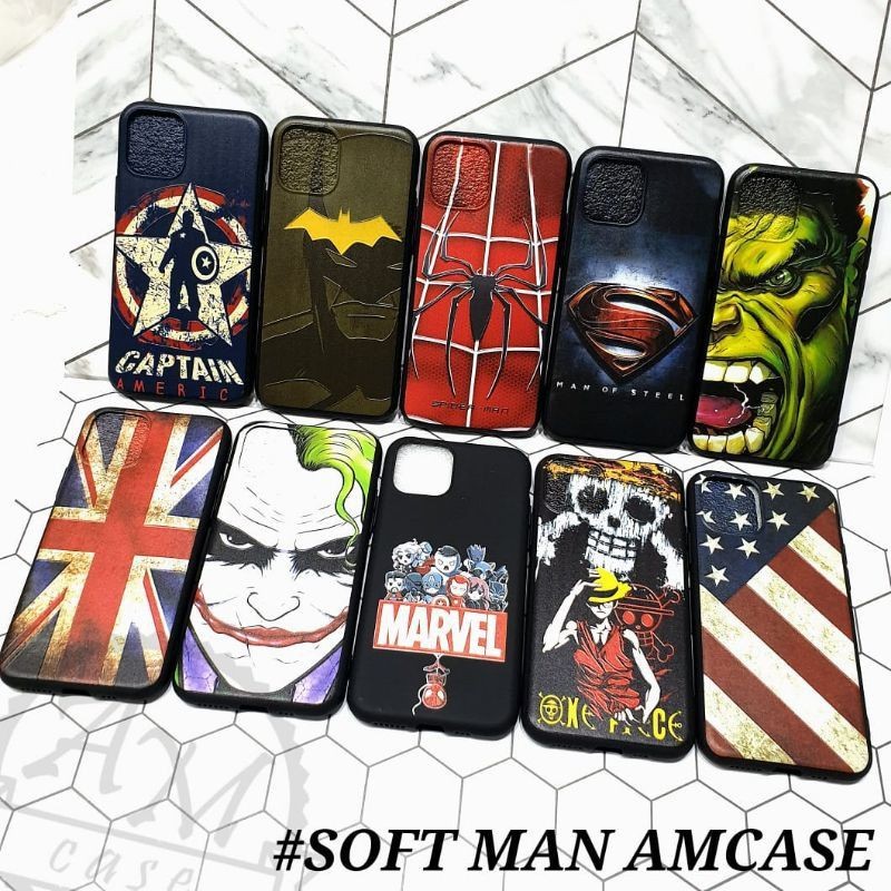 MANCASE MOTIF TIMBUL VIVO Y91 Y91C OPPO A3S A5S A37 A52020 REALME 5 5i C3 C11