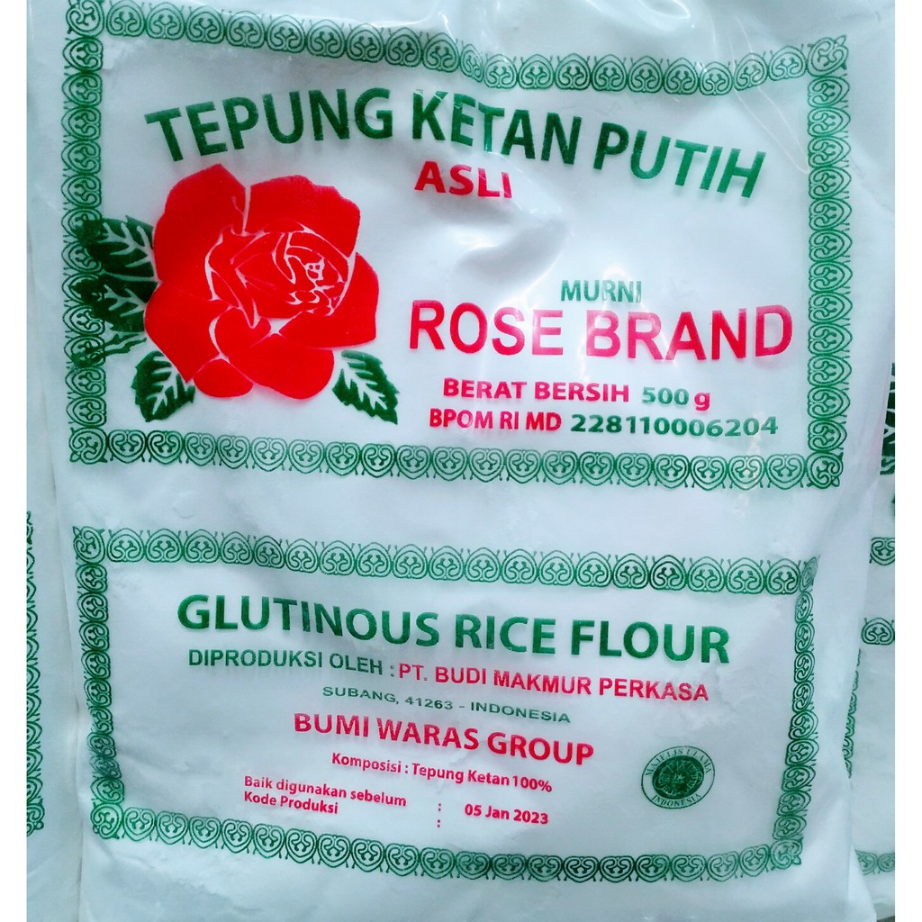 

Tepung Ketan Putih Rose Brand