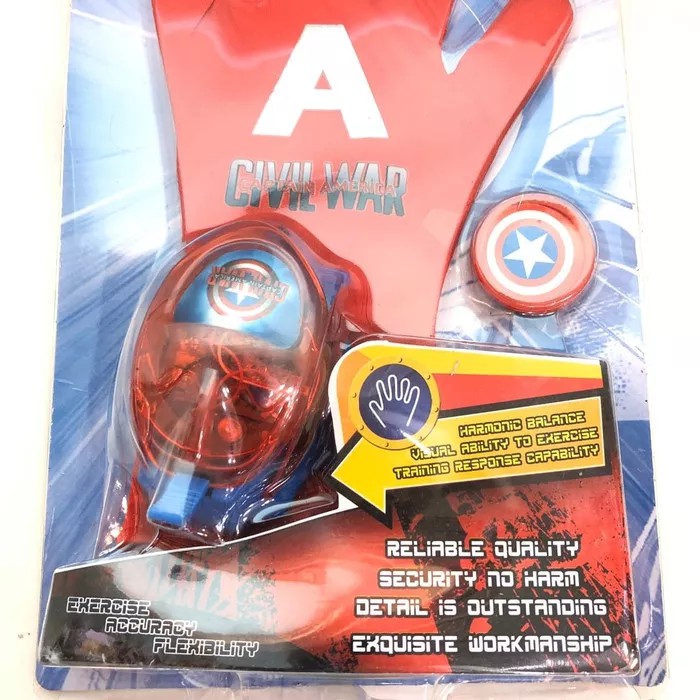 Mainan Anak Sarung Tangan Tembak Spider Man / Captain America