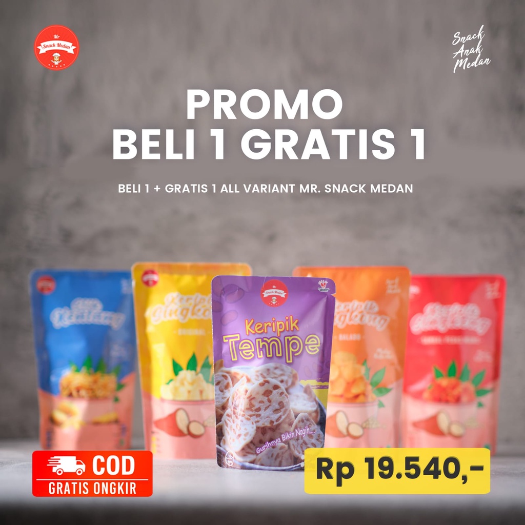 

Promo Beli 1 gratis 1 keripik
